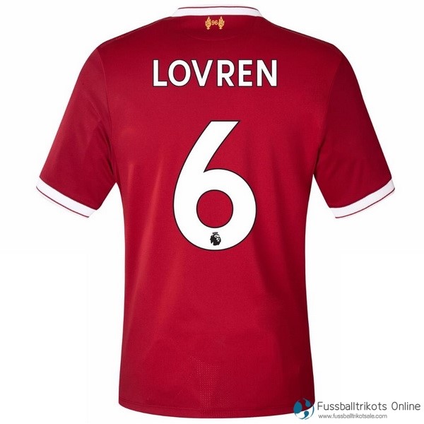 Liverpool Trikot Heim Lovren 2017-18 Fussballtrikots Günstig